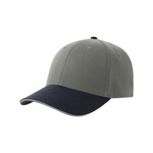Atlantis Unisex Adult Liberty Sandwich 6 Panel Sustainable Cap / Gray/Navy